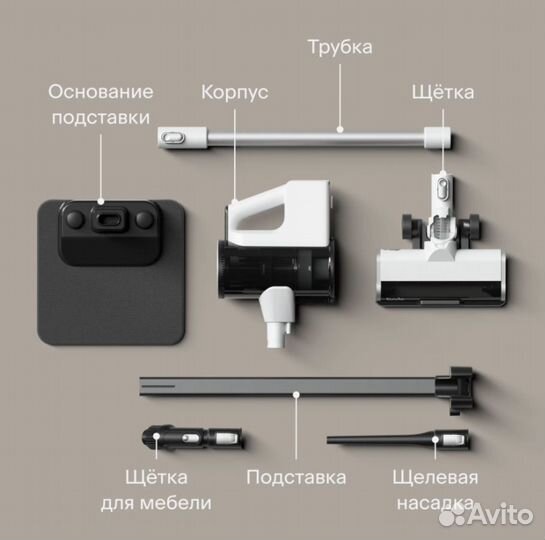 Вертикальный пылесос, беспроводной, Tuvio TS02mbhw