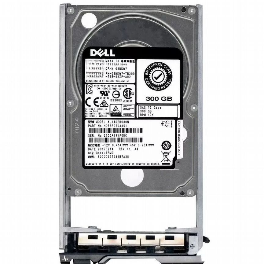 [3NKW7] Жесткий Диск Dell 300gb Sas 2,5" 3nkw7