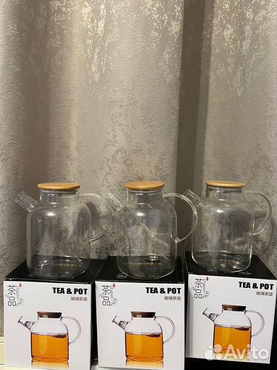 Чайник стеклянный 1.8л