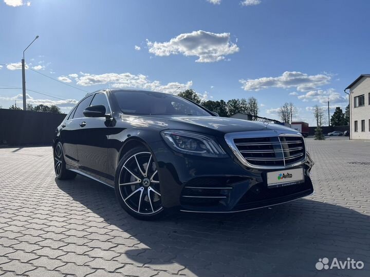 Mercedes-Benz S-класс 3.0 AT, 2018, 108 000 км