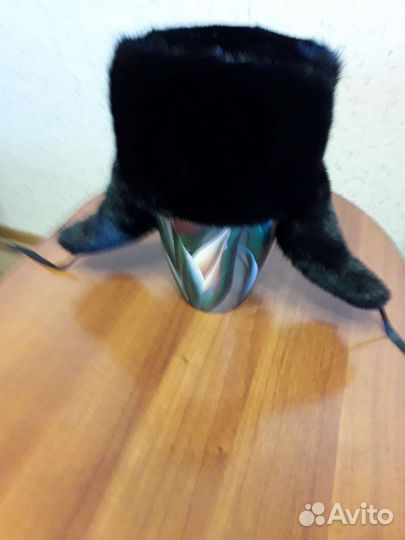 Норковая шапка мужская новая