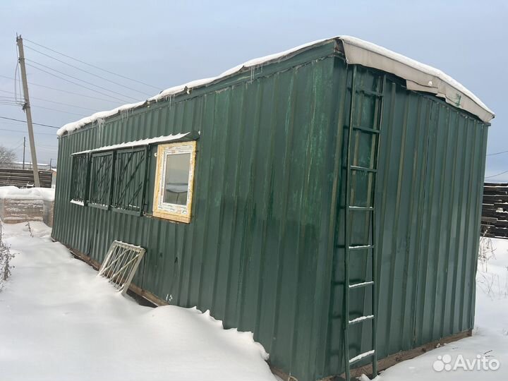 Вагончик бытовка раздевалка 9х3