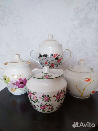 Сахарница, кружки СССР фарфор СССР