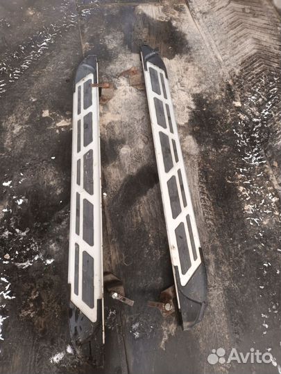 Накладки на пороги rav 4