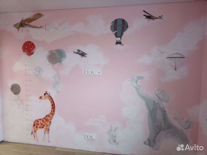 Художественная роспись стен, аэрография, граффити