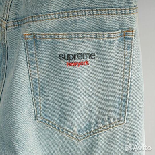 Джинсы supreme new york baggy