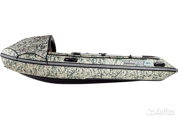 Лодка Gladiator E380PRO camo в кредит