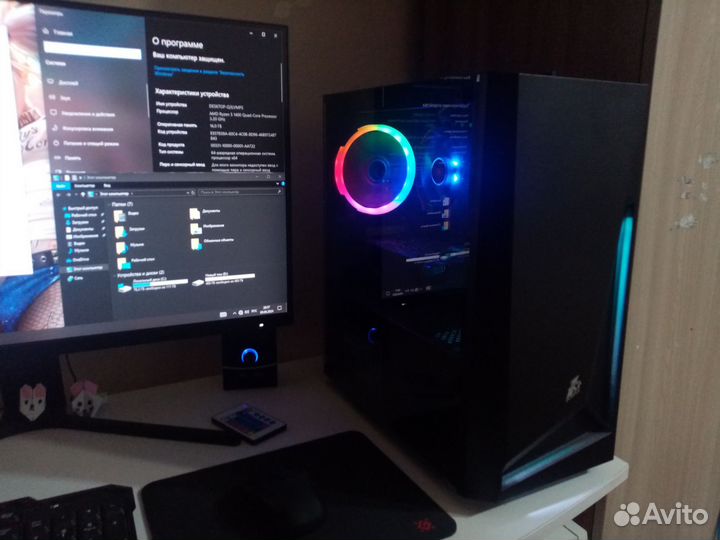 Мощный компактный пк для учёбы работы игр