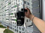 Уличная камера с сим картой два объектива 4mp