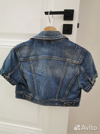 Юбка джинсовая миди 42р. Болеро джинс