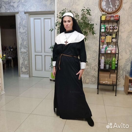 Костюм монахини карнавальный на Хэллоуин