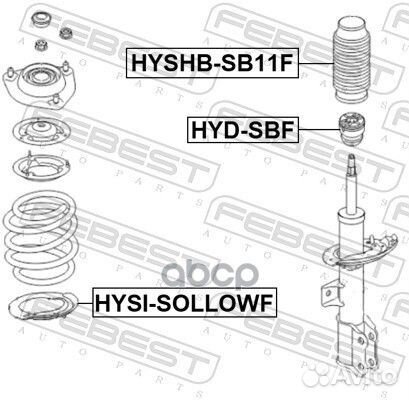 Пыльник переднего амортизатора hyshbsb11F Febest