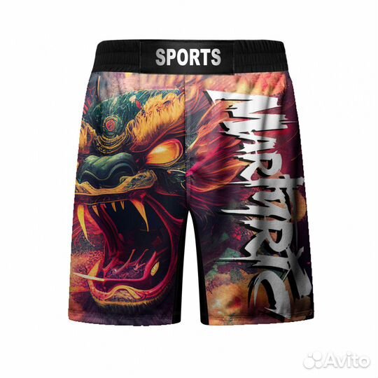 Шорты детские для мма cody lundin Дракон красный