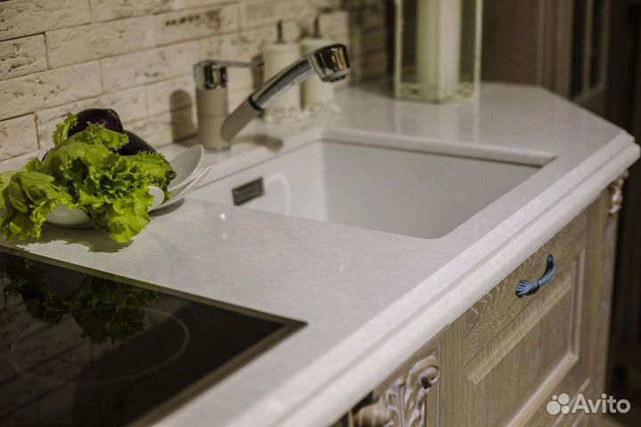 Столешница из акрилового камня для кухни