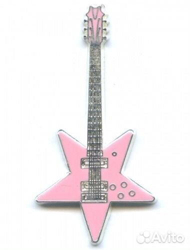 Розовая гитара монета сомали 2004 год