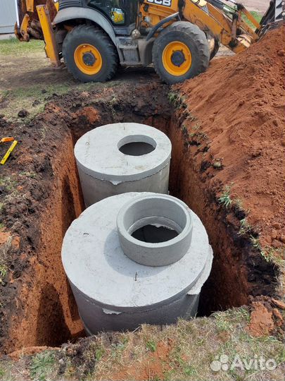 Выгребная яма и Канализация под ключ За один день