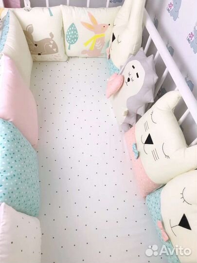 Бортики в кроватку