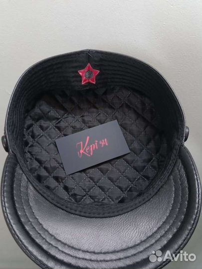 Кожаная фуражка Че, мужская кепи новая