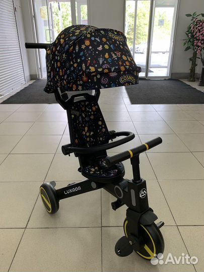 Трехколесный складной велосипед