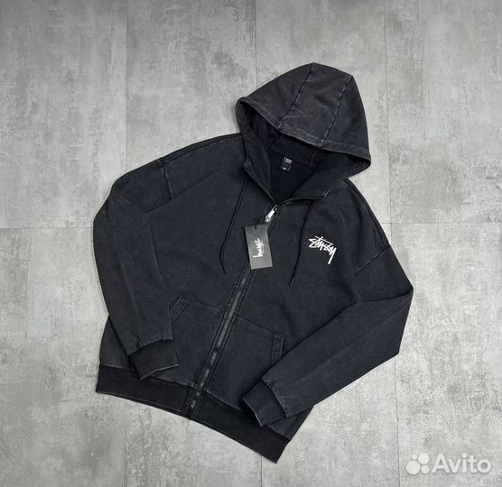 Зип худи stussy варенка