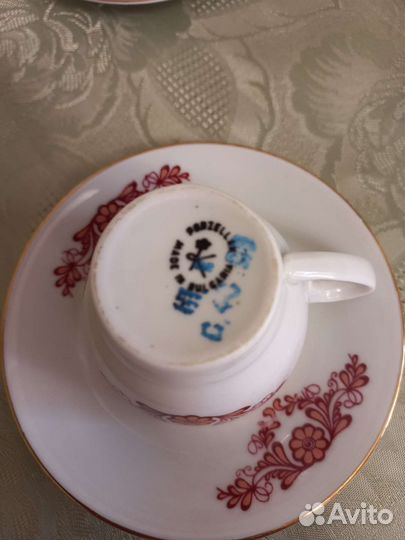 Кофейный сервиз времен СССР. Болгария