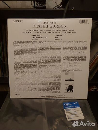 LP Dexter Gordon - Clubhouse 1979/2019 Tone Poet