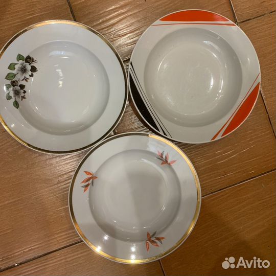 Тарелки СССР Дулево