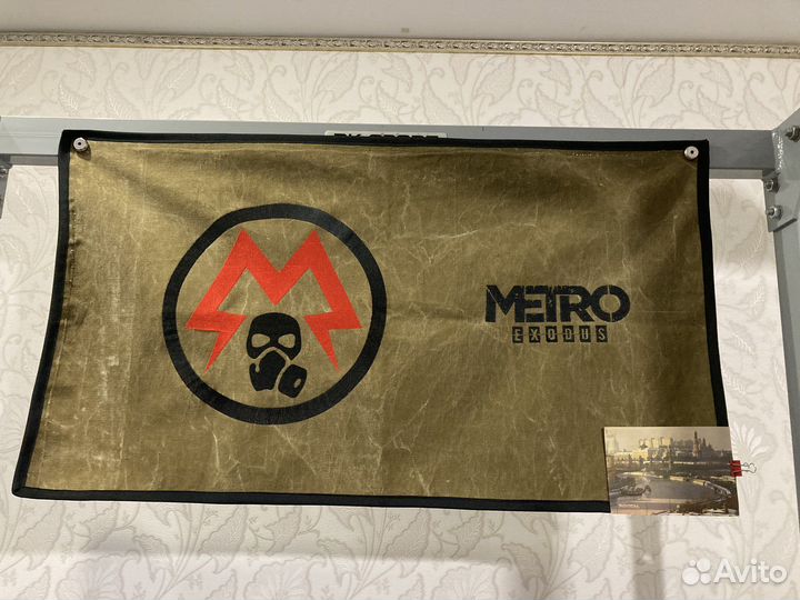 Metro исход.metro exodus.флаг как в игре