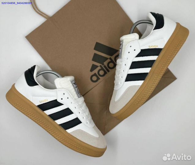 Кроссовки Adidas Samba White (Арт.62758)