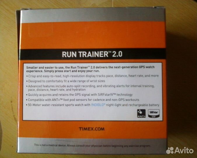 Timex Run Trainer GPS 2 с пульсометром ANT+