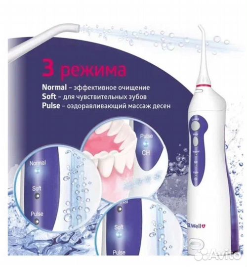 Ирригатор портативный новый B.Well WI-911