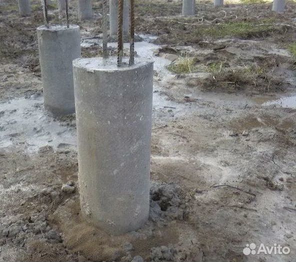 Бурения ям для свай буронабивные (350 мм)