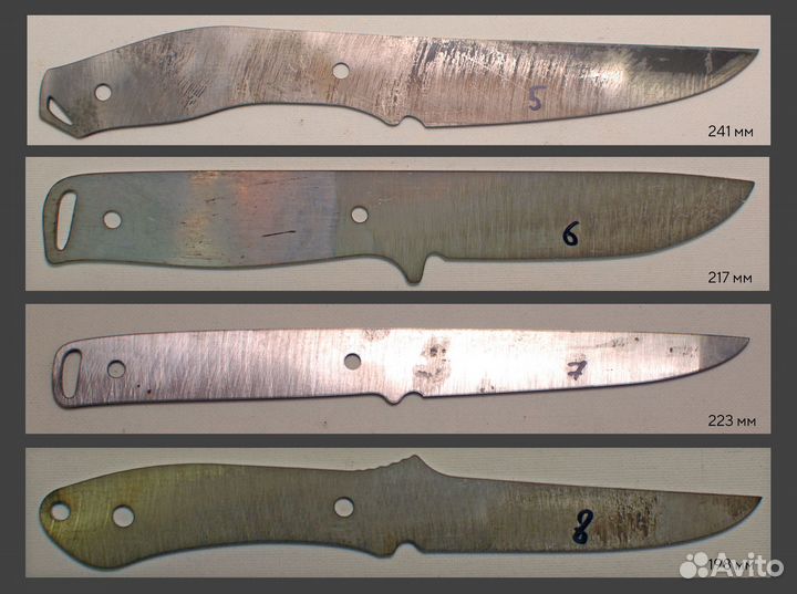 Бланки ножей