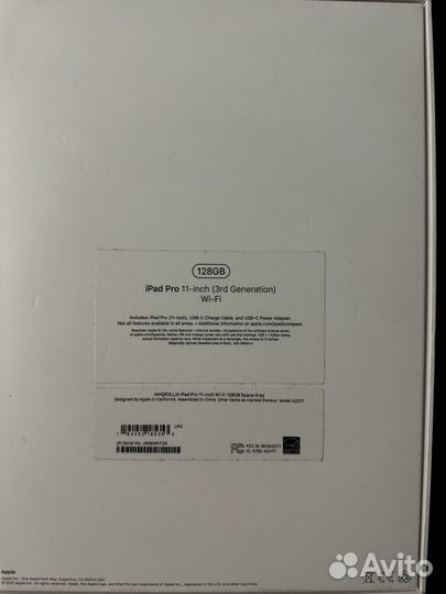 iPad pro 11 (2021) 128 гб