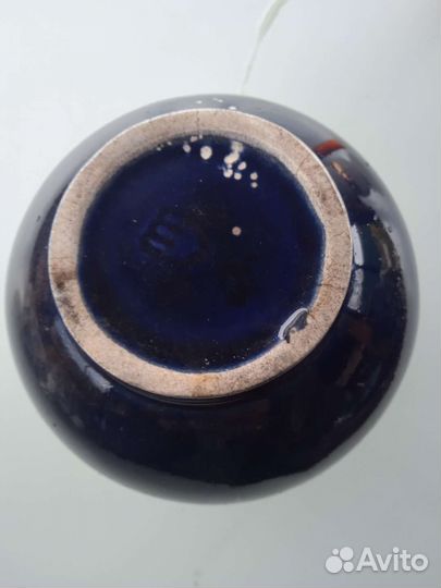 Фарфоровая салфетница Дулево, чайница Синь