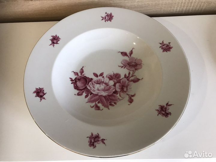 Предметы сервиза ГДР Делфтские цветы