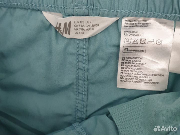 Сет H&M шорты, футболка,штаны на 5-6-7 лет