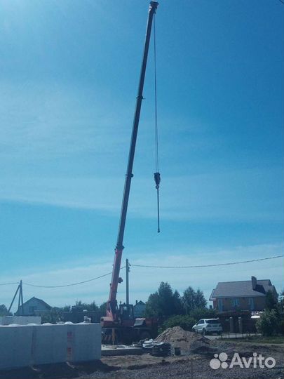 Аренда и услуги автокрана, 25 т, 25 м, с гуськом 7 м