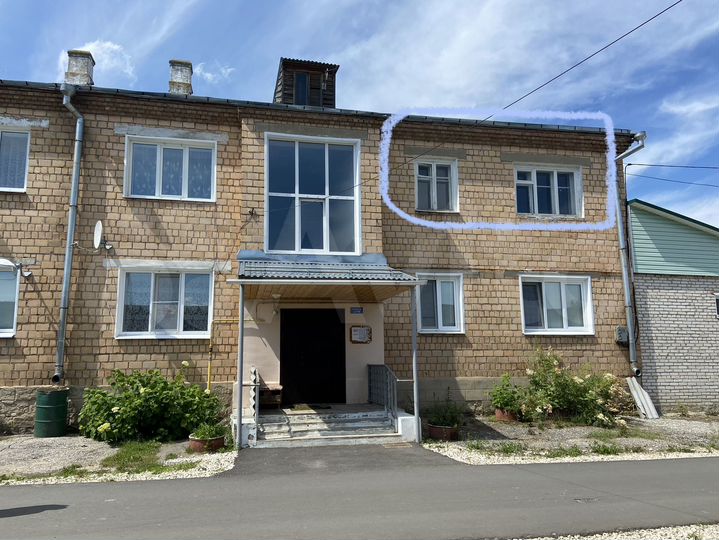 3-к. квартира, 52,8 м², 2/2 эт.