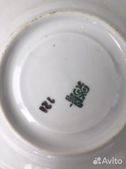 Тарелки Porcelana фарфор детские