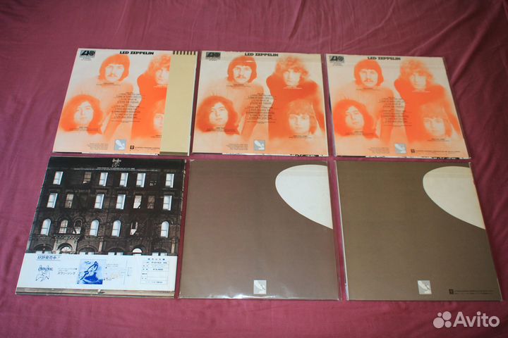 LED Zeppelin редкие LP japan постер 1-пресс