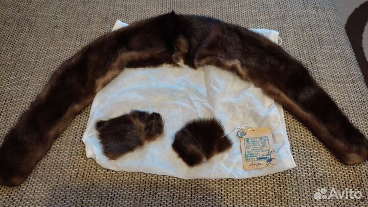 Воротник мех норки винтаж