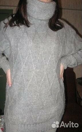 Свитер 100 мохер новый Индия фабричный