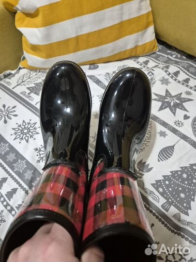 Сапоги резиновые женские 38