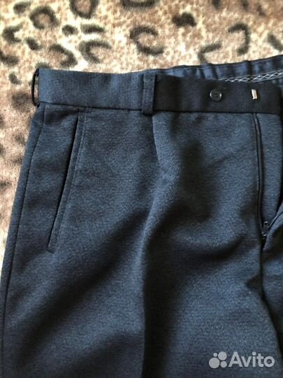 Брюки классические теплые