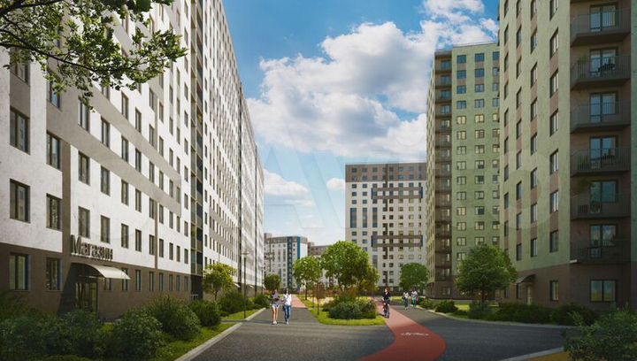 1-к. квартира, 30,4 м², 5/11 эт.