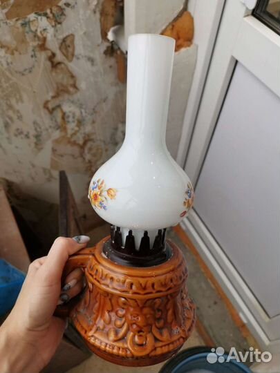 Электросветильник под керосиновую лампу СССР