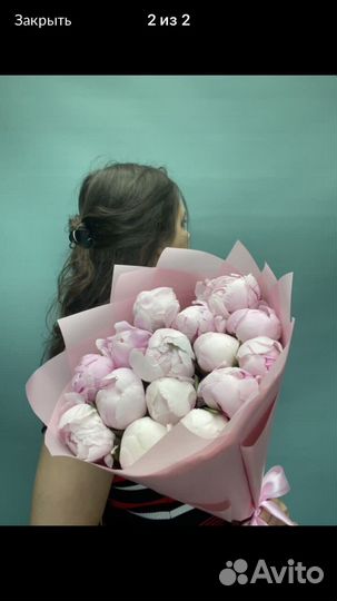 Букеты из пионов, 101 пион, букет роз розы