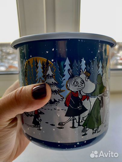 Кружка Muurla Moomin Зимний лес, 800 мл