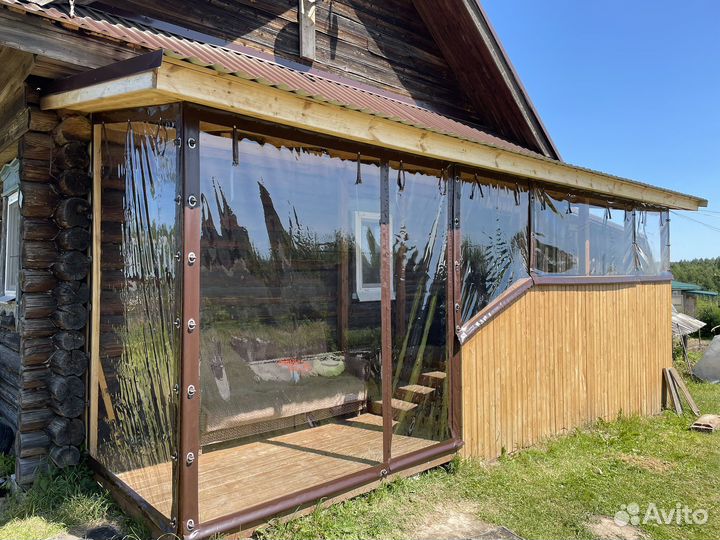 Мягкие окна для беседки